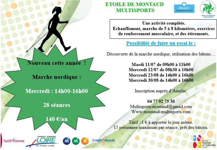 Nouvelle activité : Marche nordique