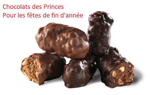Chocolat des Princes pour les fêtes de fin d&rsquo;année