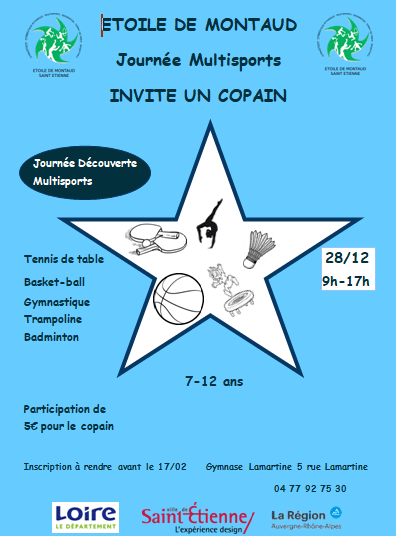 Journée Multisports INVITE UN COPAIN