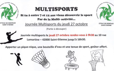 Journée Multisports : Le 27 Octobre !