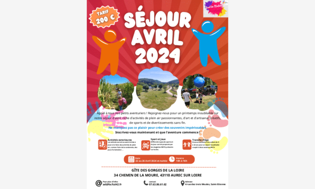 SÉJOUR AVRIL 2024